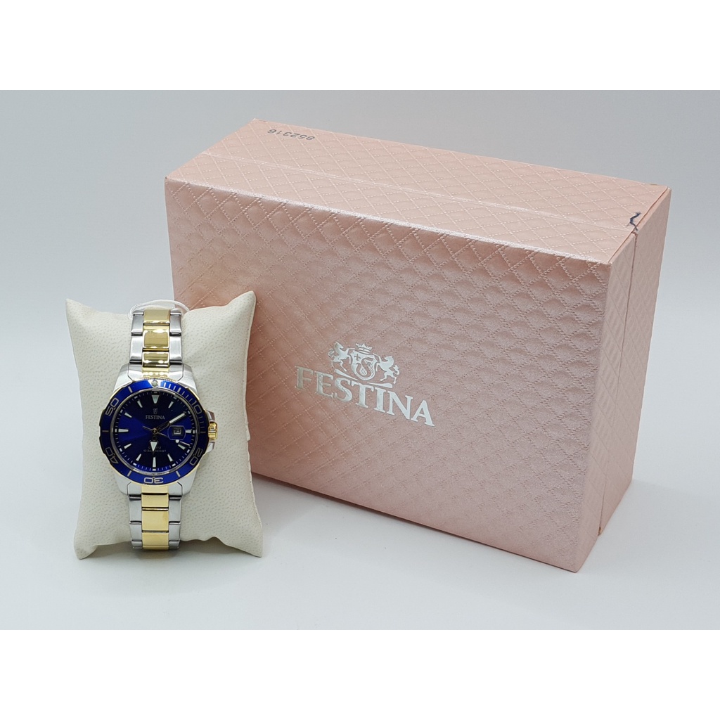 นาฬิกา FESTINA WOMEN'S F20504/1 34 MM BOYFRIEND พร้อมกล่อง (ใหม่)