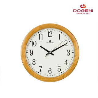 DOGENI นาฬิกาแขวนไม้ Wooden Wall Clock รุ่น WNW016LB