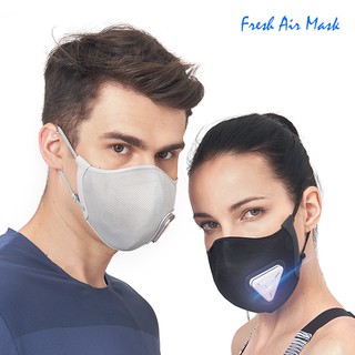 ใหม่! หน้ากาก พัดลม ป้องกันฝุ่น PM 2.5 ฟอกอากาศ ป้องกันเชื้อโรค FUSLON Electric Fan Mask Air Purifier