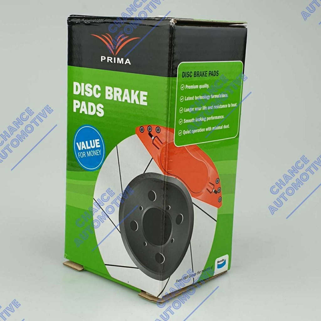 ผ้าเบรคPRIMA(หน้า)มิตซูบิชิ มิราจ ปี12-ON,แอททราจ ปี12-ON/ PDB 1912