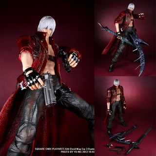 Play Arts Kai จากเกมดัง Devil May Cry 3 เดวิลเมย์คราย Dante ดันเต Action figure Model แอ็คชั่น ฟิกเกอร์ โมเดล