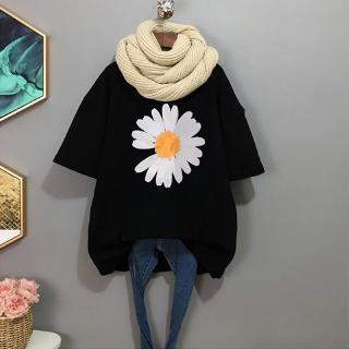 ราคาส่ง [[แขนสั้น]] Oversize เสื้อยืดสีพื้น คอกลม-วี ▶ผ้า Cotton 100 % ◀คุณภาพดี ส่งไว