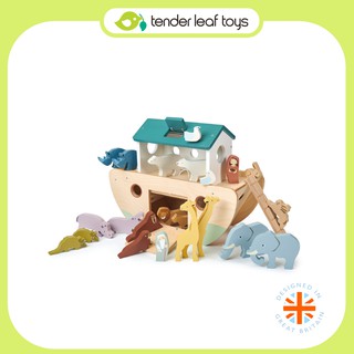 Tender Leaf Toys ของเล่นไม้ ของเล่นเสริมพัฒนาการ เรือไม้โนอาห์ Noahs Wooden Ark