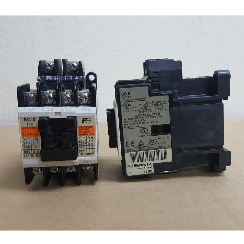 Clearance USED FUJI Contactor SC-03 SC-0 SC-05 SC-4-0 SC-5-1