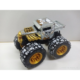 รถบิ๊กฟุต Hot Wheels ล้อยาง รถเหล็ก Hot Wheels บิ๊กฟุตMONSTER TRUCKS  เสกล1/64ไม่มีแพค