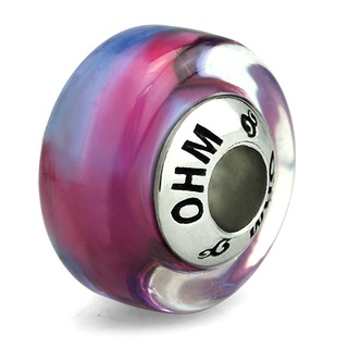 OHM Beads รุ่น Candy Cloud - Murano Glass Charm เครื่องประดับ บีด เงิน เแก้ว จี้ สร้อย กำไล OHMThailand