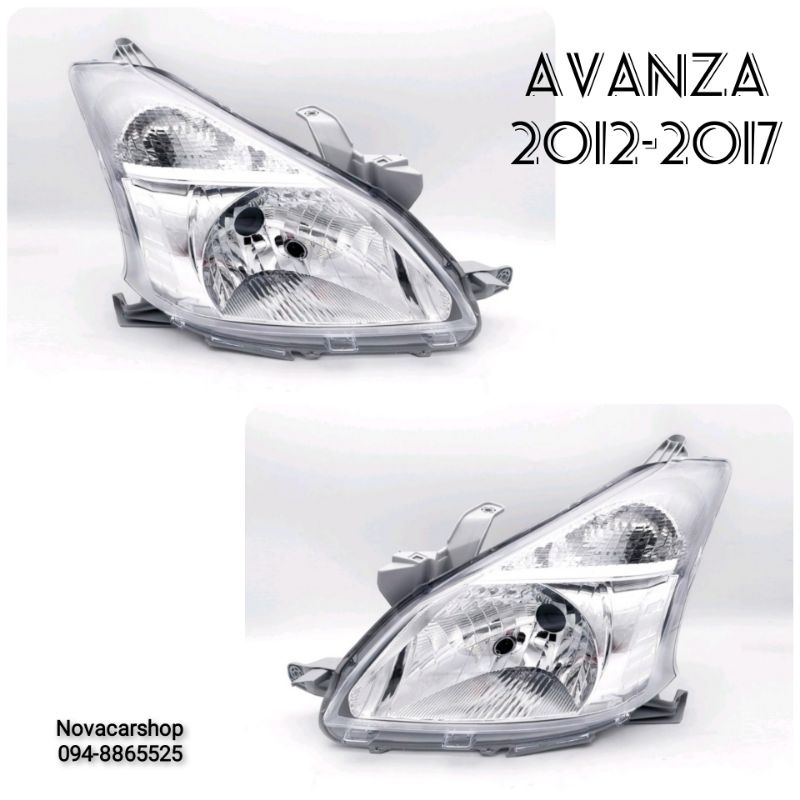 ไฟหน้า​ TOYOTA​ AVANZA​ 2012​ 2013​ 2014​ 2015​ 2016​ 2017​ TYC (ข้างละ)​