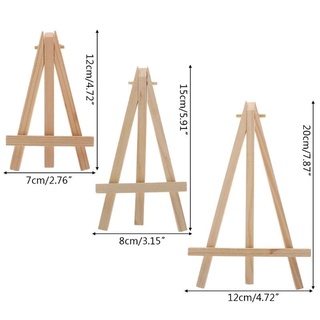 (ส่งไว) ขาตั้งไม้ ขาตั้งสามเหลี่ยม ขาตั้งป้าย ขาตั้งกรอบรูป ขาตั้งโชว์สินค้า ขาตั้งป้ายเค้าเตอร์ 15cmx8cm และ 12cm*7cm