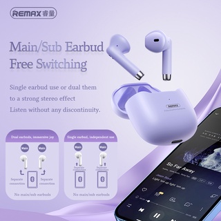 Remax TWS 19 หูฟังบลูทูธ Bluetooth 5 3 หูฟังสเตอริโอในหูแบบครึ่งตัวหูฟังไร้สาย Bluetooth Gaming หูฟังพร้อมกล่องชาร์จ img 1