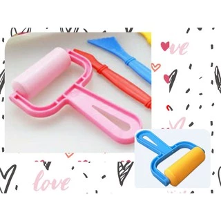 [ราคาถูก] อุปกรณ์ เครื่องมือ ใช้เล่นแป้งโดว์ // ตัด คลึง นวด บด ตัก คละสี