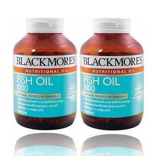 Blackmores Fish Oil น้ำมันปลา 1000 mg. (80 แคปซูล) x 2 กระปุก