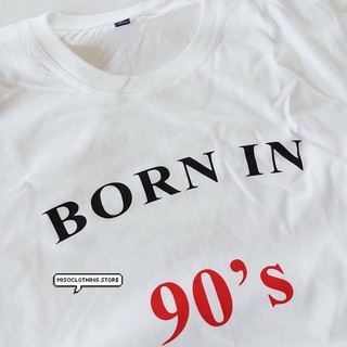 "90s" เสื้อยืดสกรีน สวมใส่สบาย