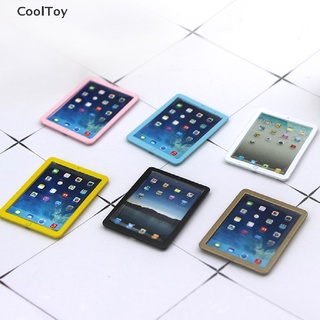 &lt; Cooltoy &gt; โมเดลแท็บเล็ตแล็ปท็อปจําลอง ขนาดมินิ 1:12 สําหรับตกแต่งบ้านตุ๊กตา