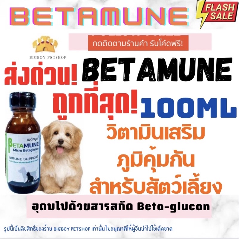 ถูกทีสุด!! เบต้า กลูแคน เบต้ามูน Betamune วิตามินกระตุ้นและเสริมสร้างภูมิคุ้มกัน 100ml. วิตามินบำรุง