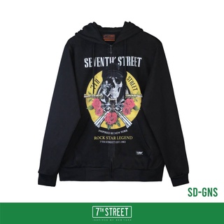 เสื้อฮู๊ด แขนยาว 7thstreet 𝐍𝐄𝐖 𝐇𝐎𝐎𝐃𝐈𝐄  ROCK STAR  รุ่น HD-GNS002 ของแท้100% มีพร้อมส่ง