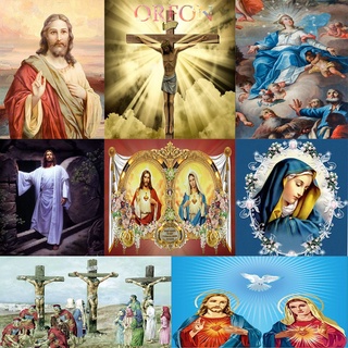 ภาพวาดสีน้ํามันดิจิทัล รูปพระเยซูคริสต์ สําหรับตกแต่งบ้าน diy