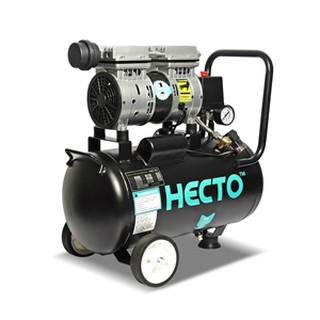 HECTO ปั๊มลมออยล์ฟรี (OIL FREE) 0.8 HP ถัง 30 ลิตร รุ่น C1 ไร้น้ำมัน เสียงเงียบ แรงอัดลม 8 บาร์