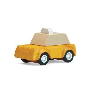 PlanToys 6295 Yellow Taxicab ของเล่นบทบาทสมมุติ สำหรับเด็ก 3 ขวบขึ้นไป