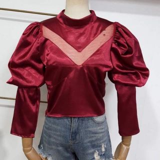 เสื้อแฟชั่นแขนพอง ทรงเจ้าหญิง เรียบหรู สวยมาก
