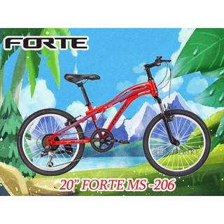 พร้อมส่ง!!! จักรยานเสือภูเขาเด็ก 20นิ้ว FORTE รุ่น MS-206 red