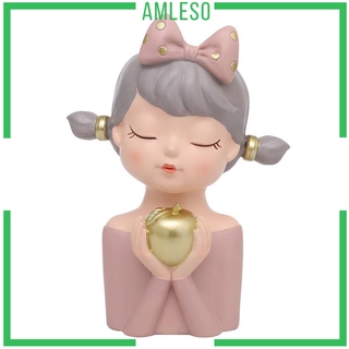 ( Amleso ) กระถางต้นไม้เรซิ่น