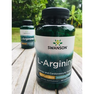 62% OFF ราคา Sale!!! EXP: 05/2023 L-Arginine Maximum Strength แอล-อาร์จีนีน 850mg 90 Capsules (SWN)