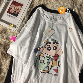 เสื้อยืดเครยอนชินจังCrayon Shin-Chan T-shirt✱2020 ฤดูร้อนใหม่ Crayon Shinchan พิมพ์เสื้อยืดแขนสั้นหลวมเวอร์ชั่นเกาหลีสำห