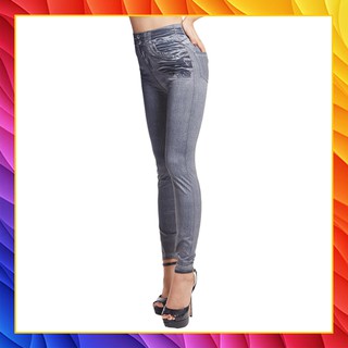 Onami Legging Jeans ขายาว สีดำ กางเกงเลคกิ้งยีนส์ กระชับสัดส่วน แฟชั่น โอนามิ ของแท้