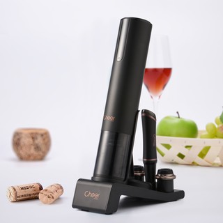 เครื่องเปิดไวน์อัตโนมัติ/ที่เปิดไวน์อัตโนมัติ ไฟฟ้า 4in1 Cheer moda CKE2000X ELECTRIC WINE OPENER SET