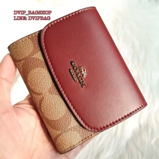 COACH F87589 SMALL WALLET แท้ COACH FACTORY