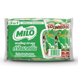 ไมโล แอคทีฟ-โก เครื่องดื่มปรุงสำเร็จมอลต์สกัด รสช็อกโกแลต 28x23g. Milo 3in1 Activ-Go Chocolate Malt Powder