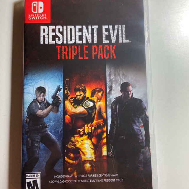 แผ่นเกมส์ Nintendo Switch : Resident Evil Triple Pack (รวมภาค 4 5 6)