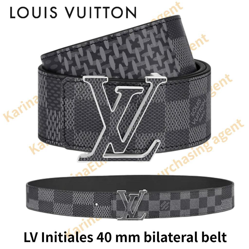Louis Vuitton LV Initiales 40 mm bilateral belt Classic models