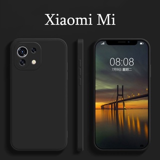 Xiaomi Mi 11 Lite Ultra 9 8 Note 10 Lite Pro 4G 5G 2022 เคสขอบเหลี่ยม ใช้สำหรับ