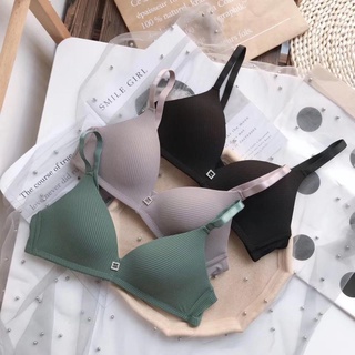 พร้อมส่งจากไทยบราไร้โครง SOFT BRA งานสวยเนียนเฉียบ ผ้านุ่มใส่สบายมาก เสื้อชั้นใน  รุ่น  NY34