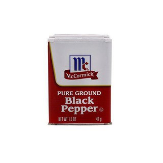 Mc Cormick Black Pepper 42g  แมคคอร์มิคพริกไทยดำ 42 กรัม