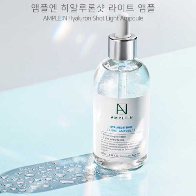 Coreana ample n Hyaluron Shot Light 100ml.