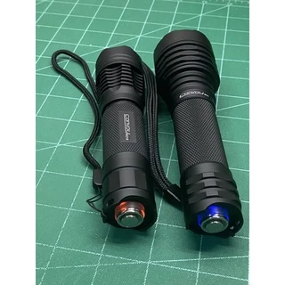 ชุดสวิทช์ท้าย+ปุ่มกดสแตนเลส+บูชพลาสติก20.5มม. สำหรับ Convoy M21A M21B M21C M26C L21A S12 S16 และรุ่นอื่นๆ
