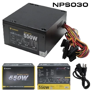 POWER SUPPLY (อุปกรณ์จ่ายไฟ) NUBWO 550,650 WATT (NPS-020)(NPS-030) NPS650 ไม่มีไฟเลี้ยงการ์ดจอ ประกัน 1 ปี