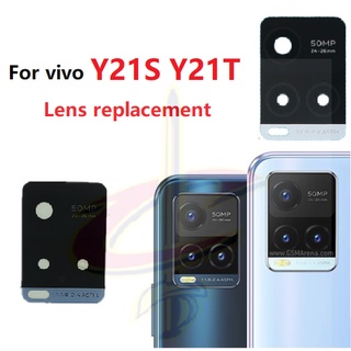 ฝาครอบเลนส์กล้อง พร้อมกรอบ แบบเปลี่ยน สําหรับ Vivo Y21S Y21T