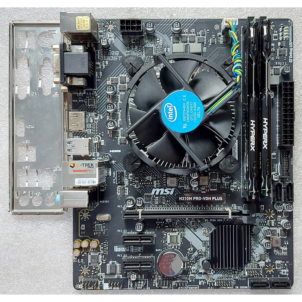 ชุด CPU i5 9400f + MB MSI + RAM 16GB