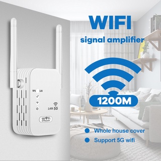 Wifi Repeater Amplifier 1200 ตัวขยายสัญญาณ Wifi Range Extender Repeater ตัวขยายสัญญาณ (300Mbps)