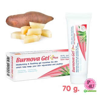 Vitara Burnova Gel Plus Snow Algae Extract 70 g. สูตรริ้วรอย หลุมสิว ผิวเสื่อมสภาพ แดง