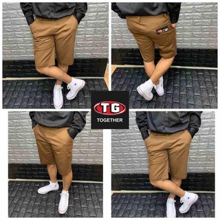 TG-Together ขาสั้น Chino (Dark Brown) งานแบรนด์ไทยตัดเย็บคุณภาพ