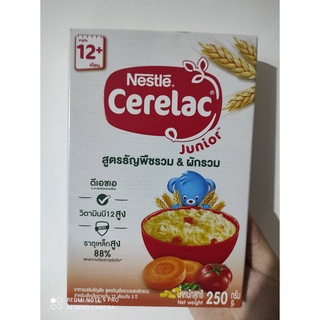 NESTLE CERELAC JUNIOR เนสท์เล่ ซีรีแล็ค จูเนียร์ อาหารเสริมธัญพืชสำหรับเด็กเล็กอายุเกิน 12 เดือน ถึง 3 ปี สูตรธัญพืชรวม