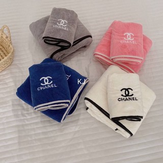 Set ผ้าเช็ดตัว+ผ้าเช็ดผม สไตล์Chanel