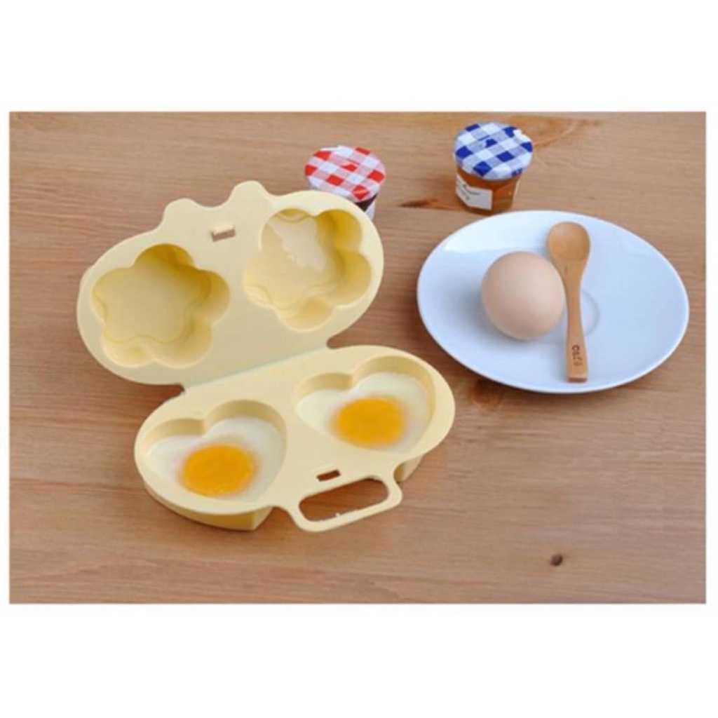 ไข่ดาวไมโครเวฟ ที่ทำไข่ดาวน้ำไมโครเวฟ  กล่องเวฟไข่ดาว ชุดอุ่นไข่ดาวไม่โครเวฟ ไข่ดาวรูปดาว ไข่ดาวรูปหัวใจ - รูปที่ 6