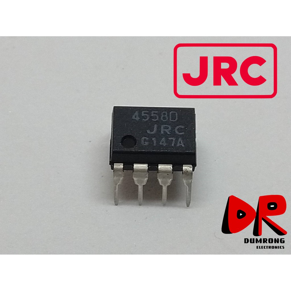 (4 ชิ้น) NJM4558D JRC4558D ออปแอมป์ ญี่ปุ่น ระดับ high-end แบรนด์ NJR/JRC 4558 455dd opamp