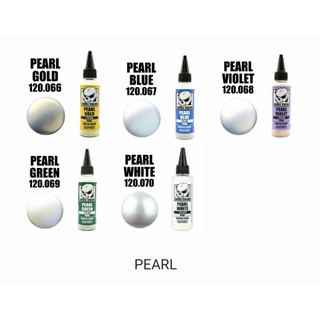 สีแอร์บรัช [SKULL COLOR] PEARL สีประกายมุก 100.066-120.070