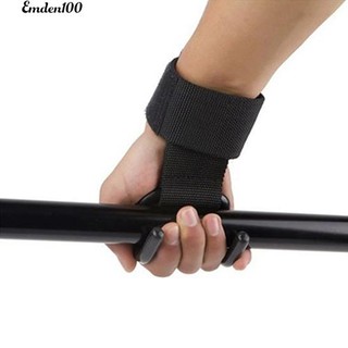 1Pc ยกน้ำหนักการฝึกอบรมฟิตเนส Hook Grip สายคล้องถุงมือข้อมือสนับสนุน